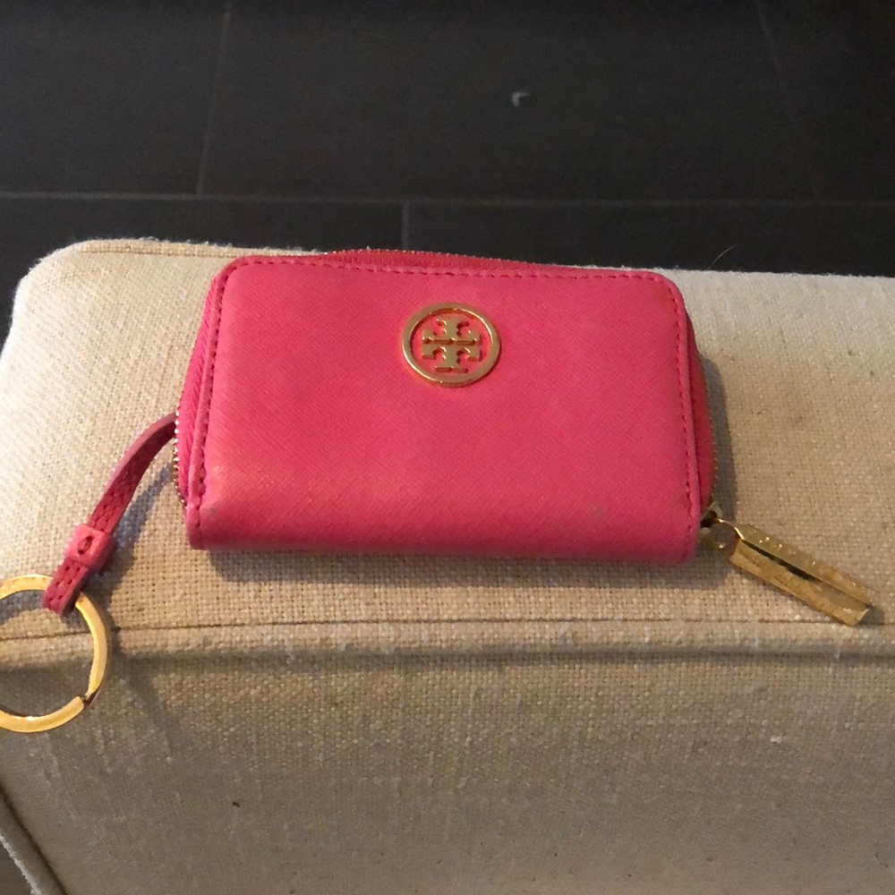 Tory Burch pink wallet